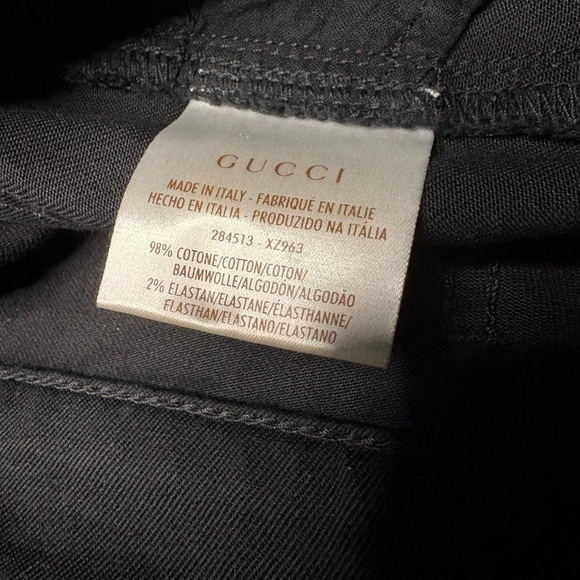 Gucci Black Denim Jeans - Picture 8 of 8